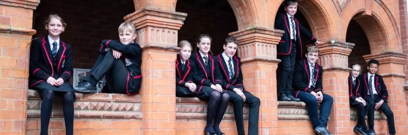 lucton school students