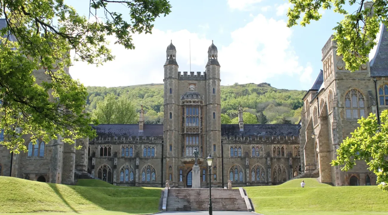 Malvern College main building gothic facade